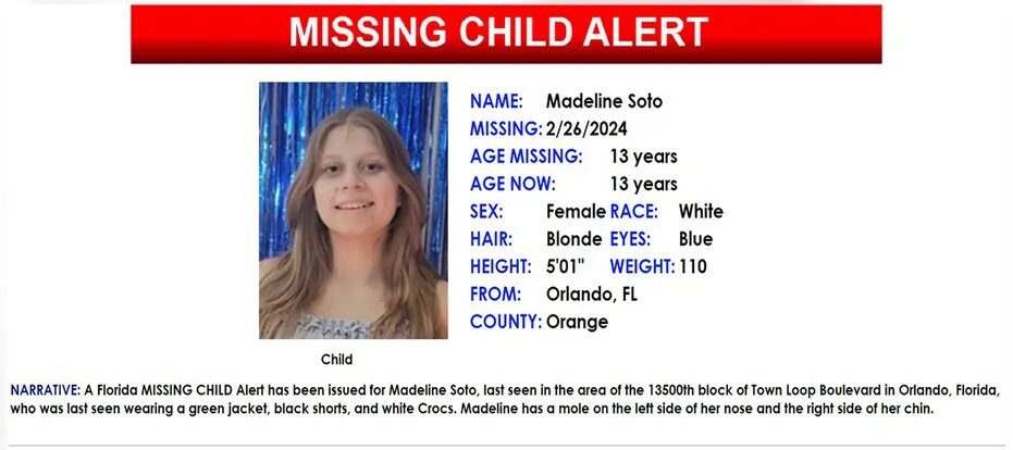 Números a los que puedes reportar cualquier información sobre Madeline Soto